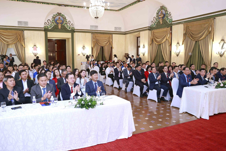 Đại biểu dự cuộc gặp. (Ảnh: Doãn Tấn/TTXVN)