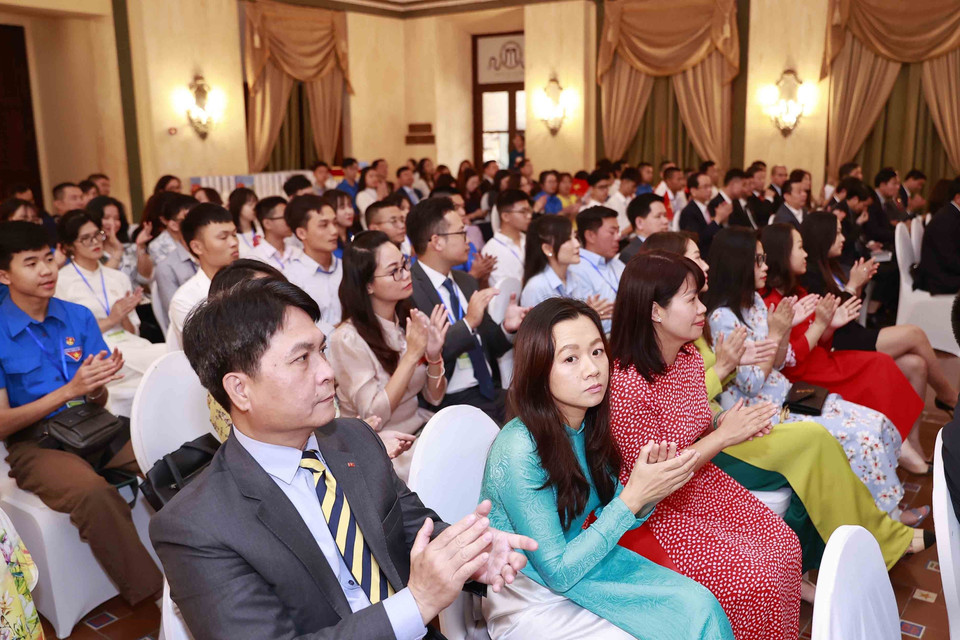 Đại biểu dự cuộc gặp. (Ảnh: Doãn Tấn/TTXVN)