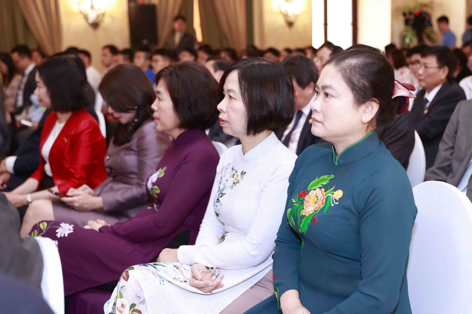 Đại biểu dự cuộc gặp. (Ảnh: Doãn Tấn/TTXVN)