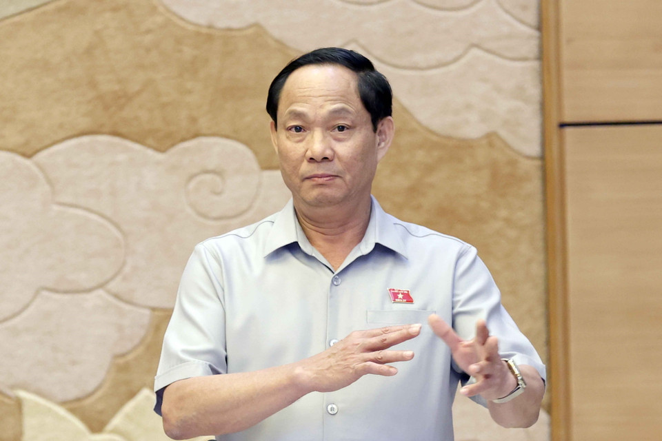 Phó Chủ tịch Quốc hội Trần Quang Phương phát biểu. (Ảnh: Doãn Tấn/TTXVN)