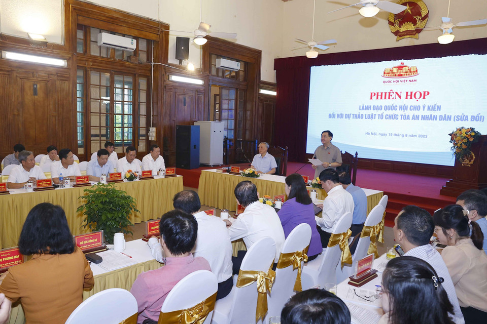 Quang cảnh phiên họp. (Ảnh: Doãn Tấn/TTXVN)