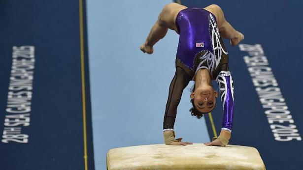 Farah Ann Abdul Hadi đã thi đấu rất ấn tượng... (Nguồn: AFP)