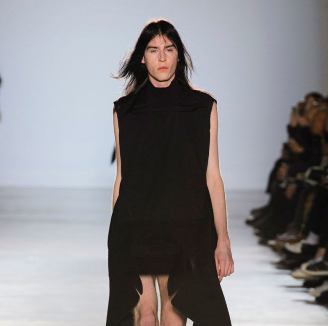 Trang phục nhạy cảm Rick Owens. (Nguồn: Getty Images)