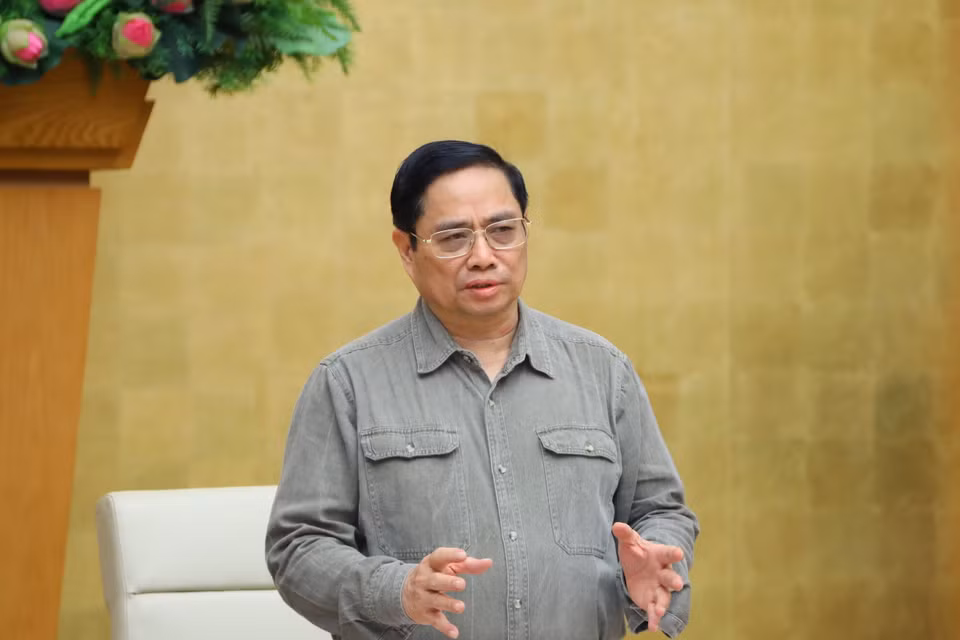Thủ tướng Chính phủ Phạm Minh Chính phát biểu. (Ảnh: Văn Điệp/TTXVN)