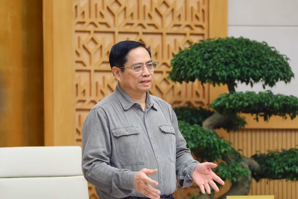 Thủ tướng Chính phủ Phạm Minh Chính phát biểu. (Ảnh: Văn Điệp/TTXVN)