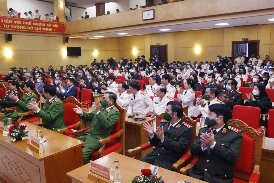 Các đại biểu tham dự buổi lễ. (Ảnh: Thống Nhất/TTXVN)