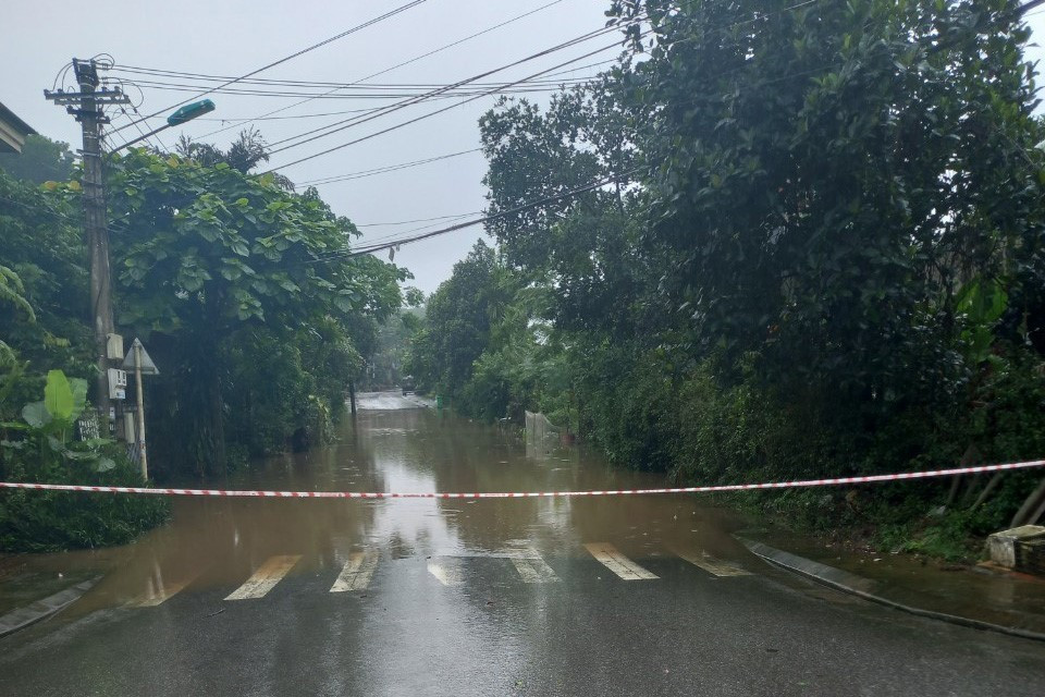 Từ ngày 23 đến sáng ngày 24/5 tại các địa phương của tỉnh Yên Bái có mưa vừa, mưa to, có nơi mưa rất to. (Ảnh: TTXVN phát)