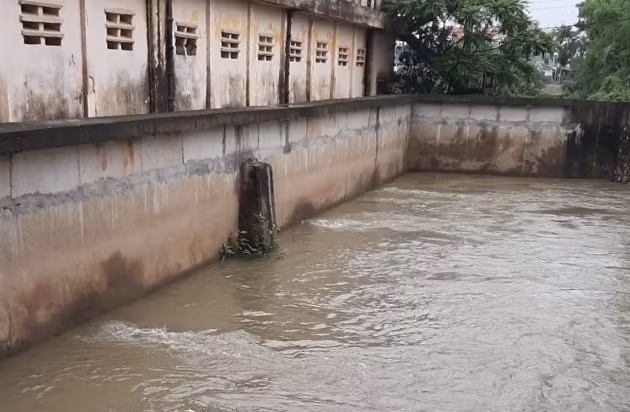 Các huyện có nhiều diện tích bị ngập là Mê Linh, Thanh Oai, Thạch Thất, Quốc Oai, Đan Phượng, Hoài Đức, Chương Mỹ, Phúc Thọ…(Ảnh: Phương Anh/TTXVN)