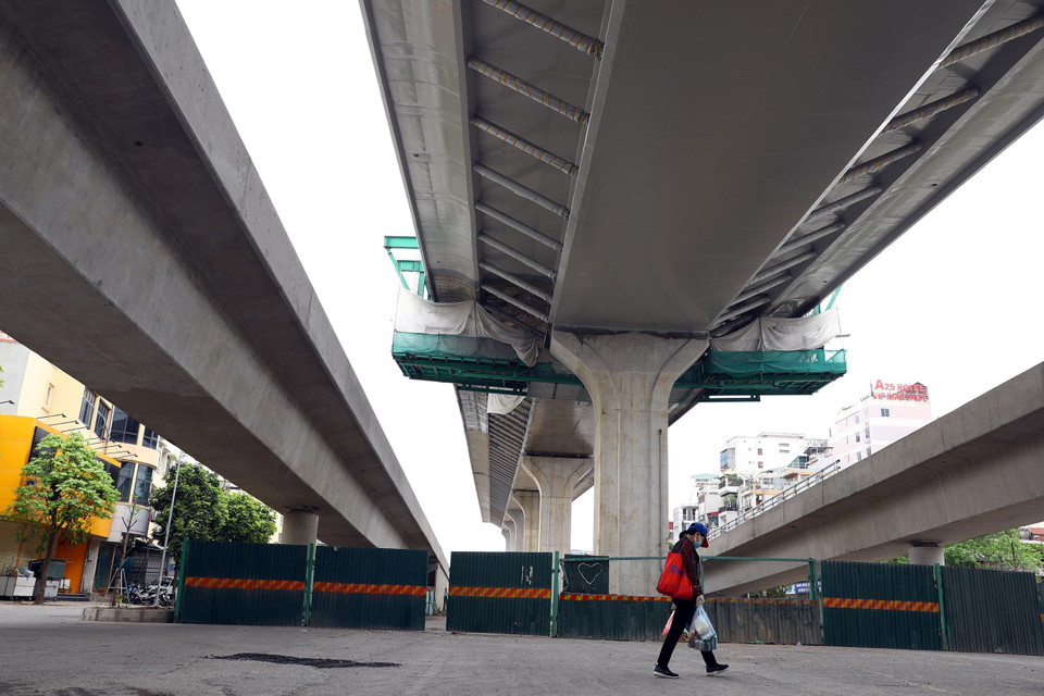 Phố Trường Chinh trong sáng 1/4. (Ảnh: Huy Hùng/TTXVN)