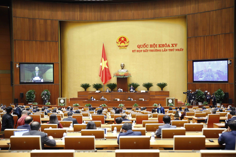 Quang cảnh phiên họp. (Ảnh: Văn Điệp/TTXVN)