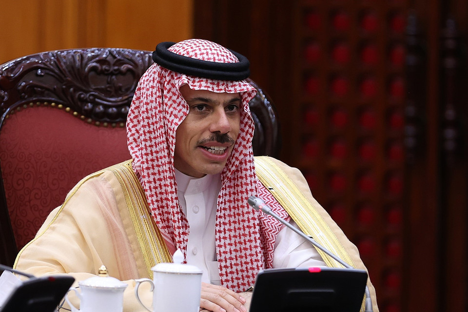 Bộ trưởng Ngoại giao Vương quốc Saudi Arabia Faisal Bin Farhan Al Saud. (Ảnh: Dương Giang/TTXVN)
