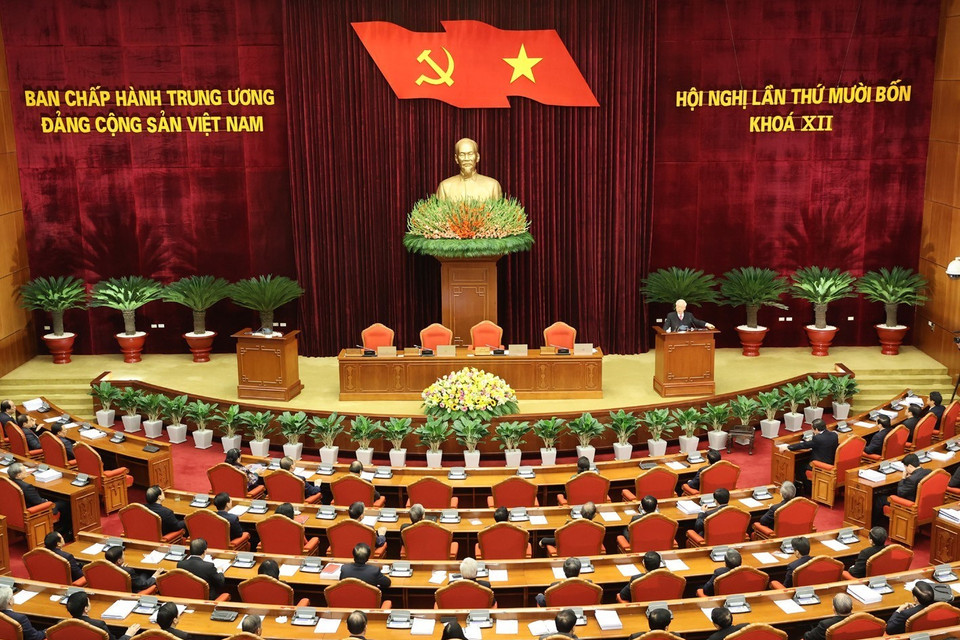 Toàn cảnh bế mạc Hội nghị. (Ảnh: Trí Dũng/TTXVN)