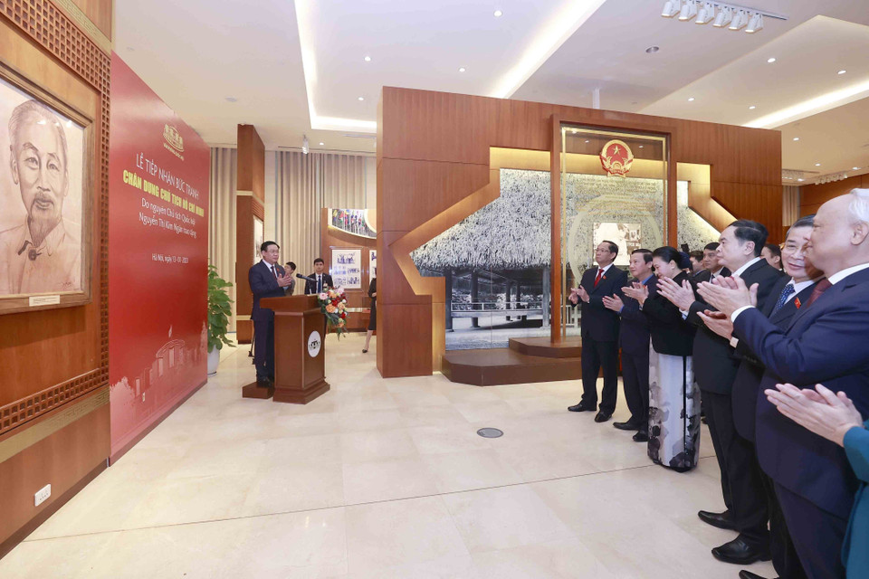 Quang cảnh buổi lễ. (Ảnh: Doãn Tấn/TTXVN)