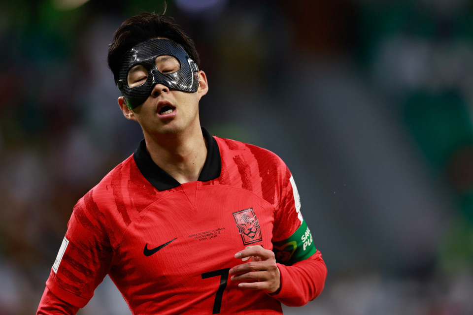 Son Heung-min và các đồng đội đã không thể có màn lội ngược dòng ngoạn mục trước Ghana. (Ảnh: Hải An/Vietnam+)