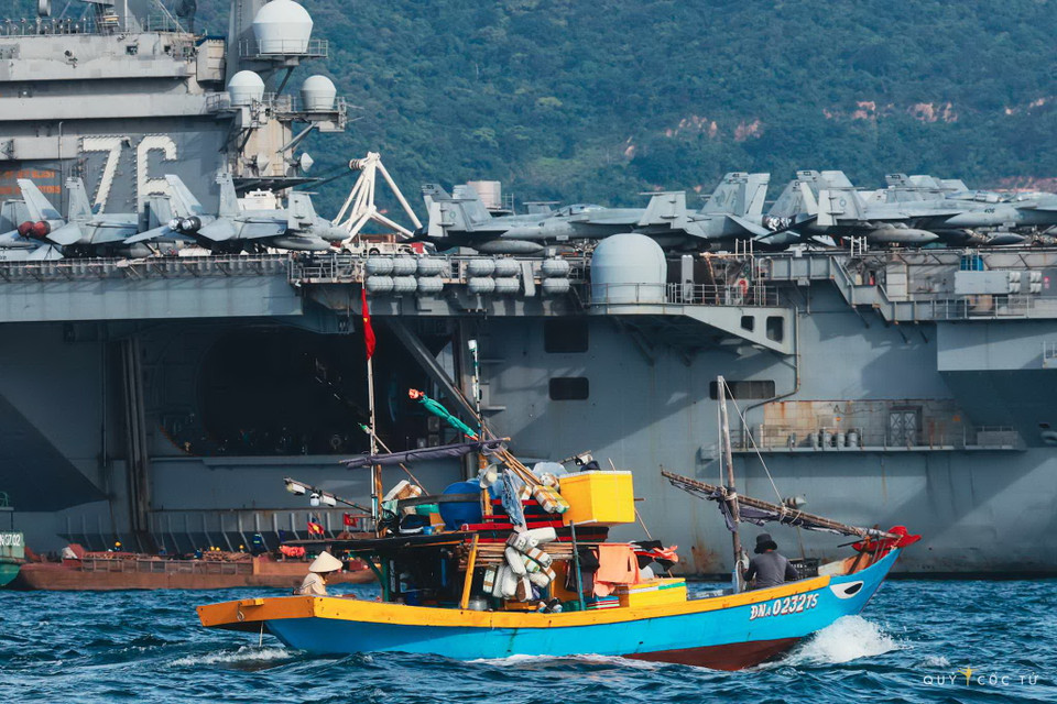 Sự kiện Đoàn tàu Hải quân Hoa Kỳ đến Việt Nam lần này, tiếp tục khẳng định năng lực bảo đảm hậu cần, kỹ thuật của Việt Nam trong việc đón tiếp các đoàn tàu nước ngoài đến thăm; góp phần quảng bá hình ảnh đất nước, con người Việt Nam ở khu vực và quốc tế.(Nguồn: Ngô Trần Hải An/Vietnam+)