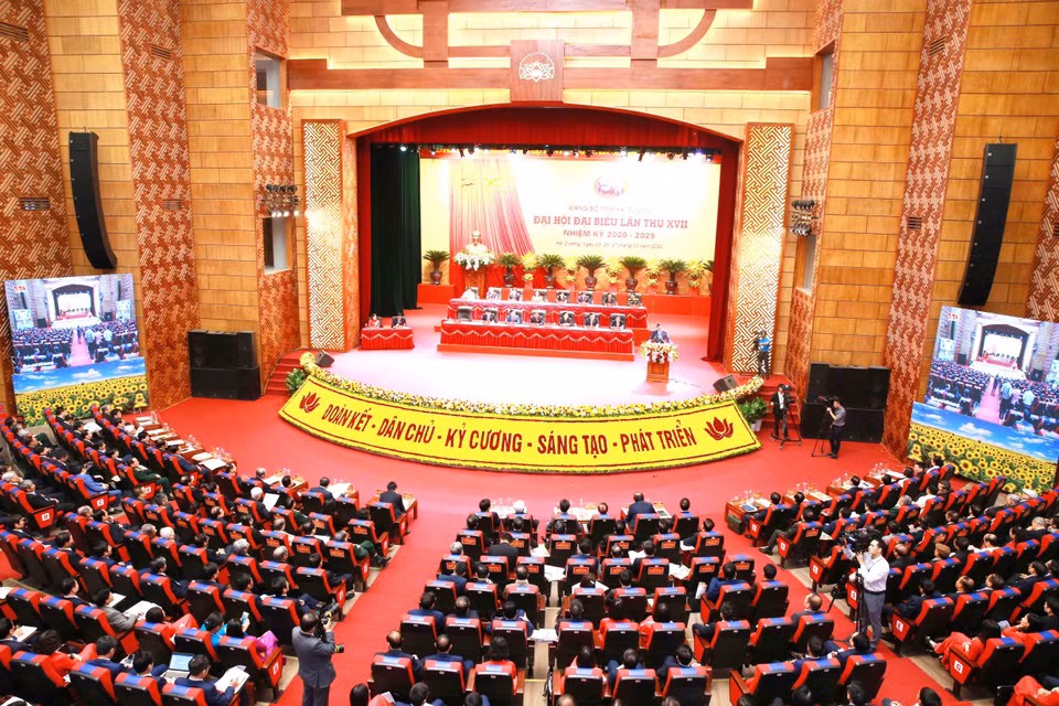 Quang cảnh khai mạc đại hội. (Ảnh: Phương Hoa/TTXVN)