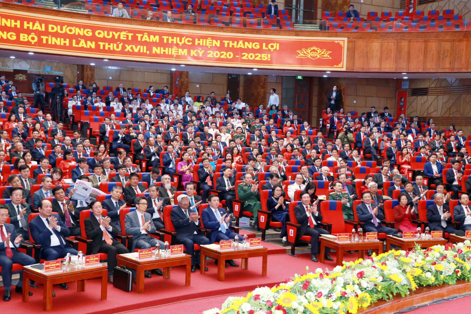 Đại biểu dự khai mạc Đại hội. (Ảnh: Phương Hoa/TTXVN)