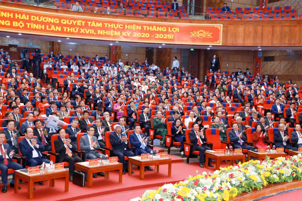 Đại biểu dự khai mạc Đại hội. (Ảnh: Phương Hoa/TTXVN)