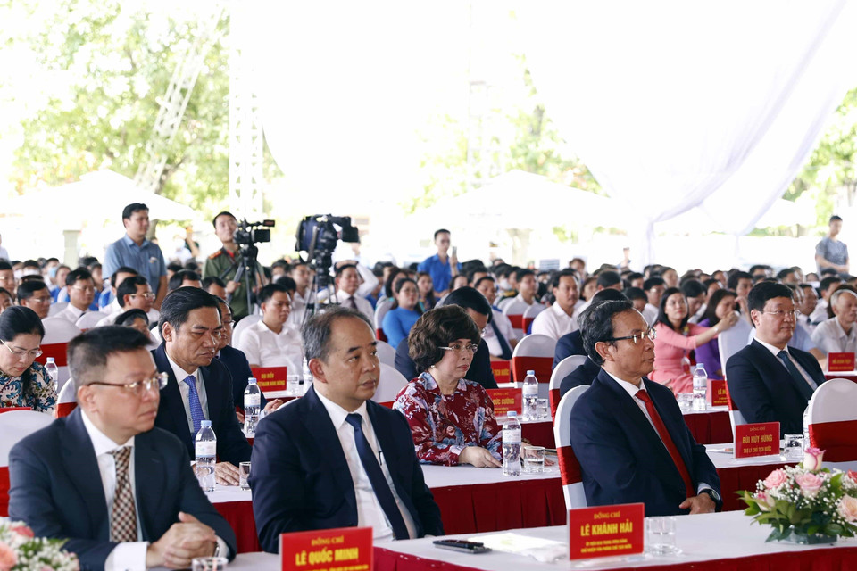 Các đại biểu tham dự Lễ kỷ niệm. (Ảnh: Thống Nhất/TTXVN)