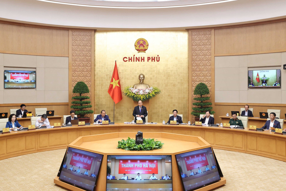 Thủ tướng Nguyễn Xuân Phúc phát biểu. (Ảnh: Thống Nhất/TTXVN)