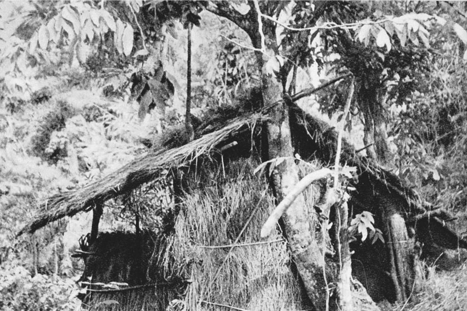 Lán Khuổi Nậm ở Pác Bó, xã Trường Hà, huyện Hà Quảng, tỉnh Cao Bằng, nơi họp Hội nghị Trung ương Đảng Cộng sản Đông Dương lần thứ Tám (tháng 5/1941), quyết định đặt nhiệm vụ giải phóng dân tộc lên hàng đầu và thành lập Mặt trận Việt Minh. (Ảnh: Tư liệu/TTXVN phát)