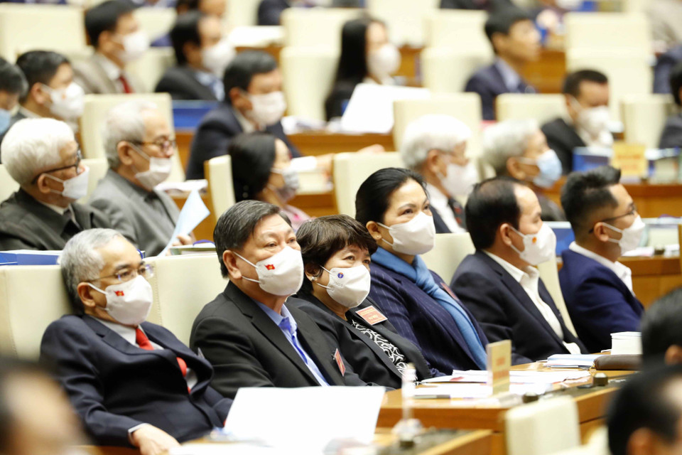 Tham dự hội nghị có khoảng 600 đại biểu là lãnh đạo Đảng, Nhà nước, các nhà quản lý văn hóa, trí thức, văn nghệ sỹ tiêu biểu với hơn 150 tham luận, được kết nối trực tuyến từ Hà Nội đến các điểm cầu ở tất cả các tỉnh, thành trong cả nước. (Ảnh: Phương Hoa/TTXVN)