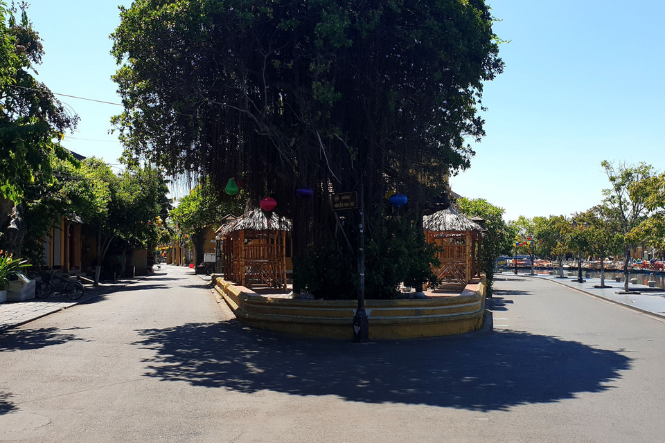 Phố cổ Hội An vắng du khách ngày 28/7/2020. (Ảnh: Trịnh Bang Nhiệm/TTXVN)