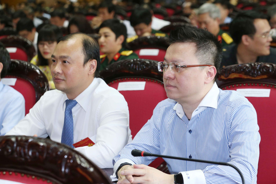 Ông Lê Quốc Minh, Phó Tổng giám đốc Thông tấn xã Việt Nam, dự hội nghị. (Ảnh: Phương Hoa/TTXVN)