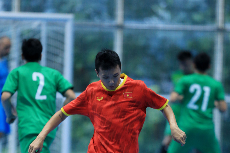 Hướng tới mục tiêu lọt vào vòng 1/8 ở FIFA World Cup Futsal 2021, đội tuyển futsal Việt Nam liên tục có những trận đấu giao hữu quốc tế trước khi tới Lithuania. (Ảnh: VFF)