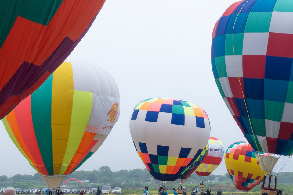 Du khách sẽ có dịp trải nghiệm hoạt động bay khinh khí cầu miễn phí tại sự kiện 'Hà Nội muôn màu.' (Ảnh: Minh Sơn/Vietnam+)