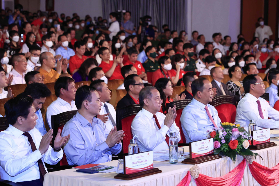 Các đại biểu dự chương trình. (Ảnh: Thống Nhất/TTXVN)