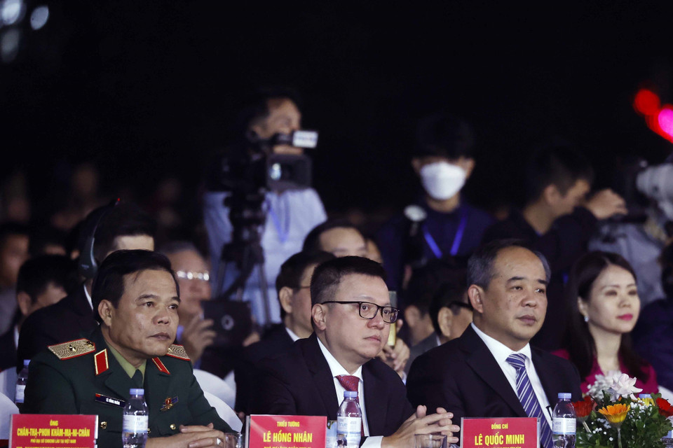 Các đại biểu dự buổi lễ. (Ảnh: Thống Nhất/TTXVN)