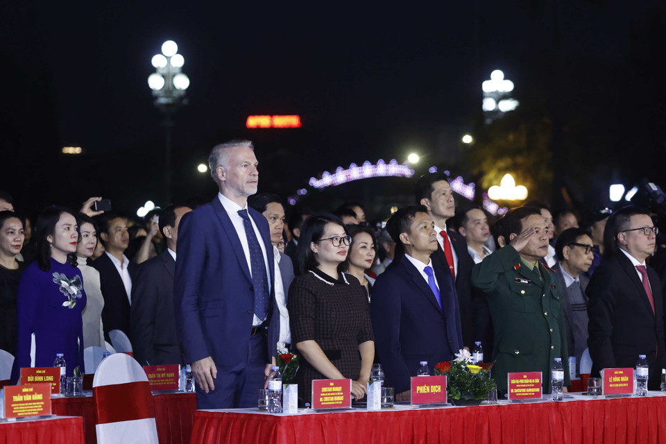 Các đại biểu dự buổi lễ. (Ảnh: Thống Nhất/TTXVN)