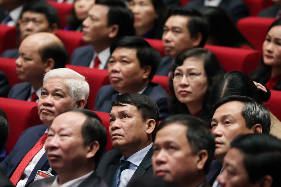 Các đại biểu dự phiên khai mạc Đại hội. (Ảnh: TTXVN)