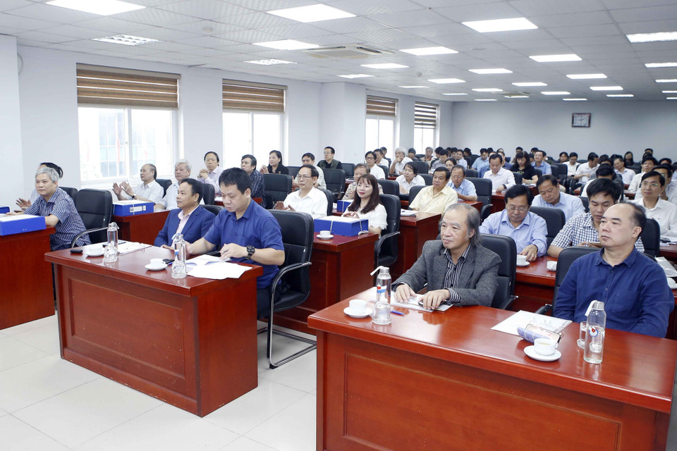 Các đại biểu tham dự khai mạc vòng chấm sơ khảo. (Ảnh: Phạm Kiên/TTXVN)