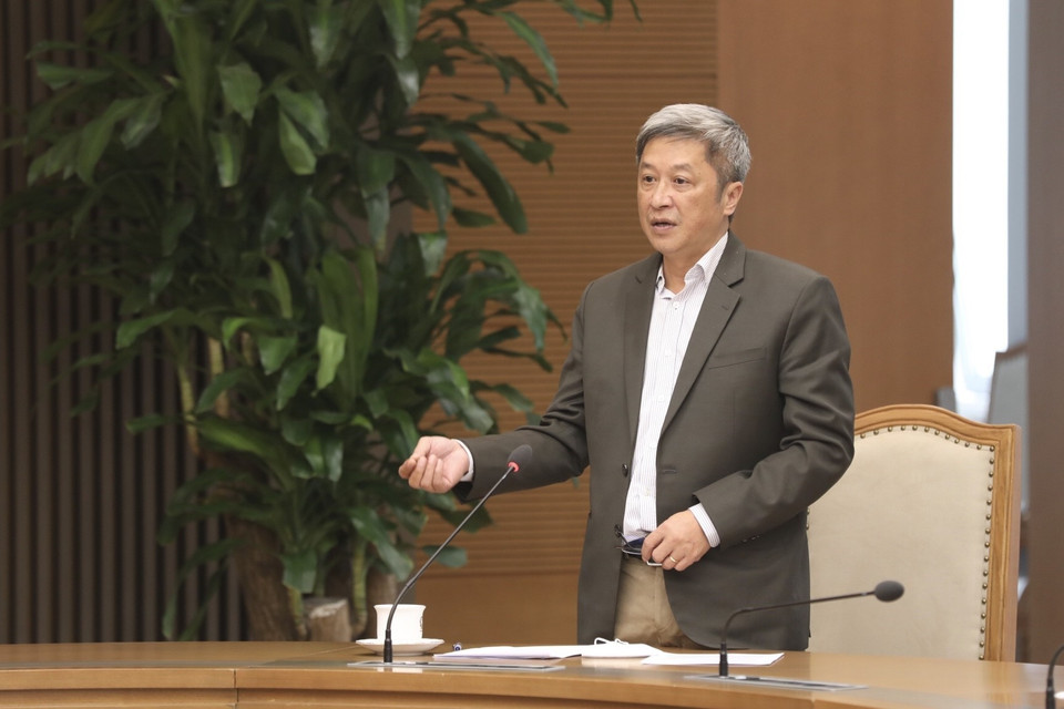 Thứ trưởng Bộ Y tế Nguyễn Trường Sơn. (Ảnh: Minh Quyết/TTXVN)