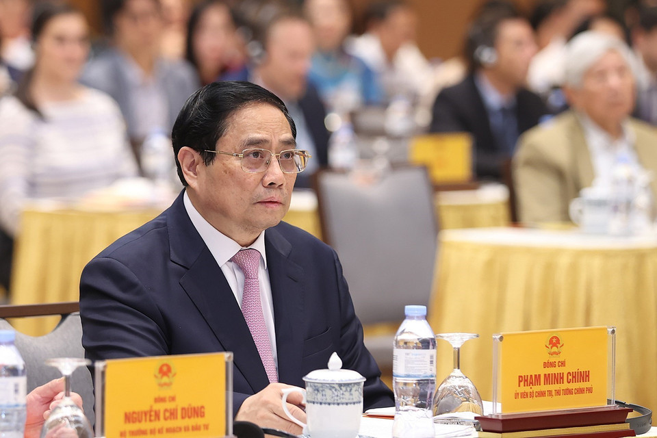 Hội nghị công bố và triển khai Quy hoạch tổng thể quốc gia thời kỳ 2021-2030, tầm nhìn đến năm 2050 với chủ đề “Tư duy mới-Tầm nhìn mới-Cơ hội mới- Giá trị mới,” được tổ chức trực tuyến từ điểm cầu Chính phủ đến các tỉnh, thành phố Trung ương. (Ảnh: Dương Giang/TTXVN)