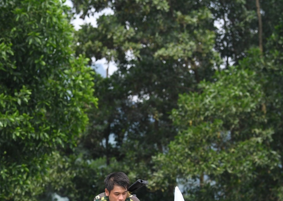 Dự kiến, lễ trao giải và bế mạc nội dung “Xạ thủ bắn tỉa” và "Vùng tai nạn" thuộc khuôn khổ Army Games 2021 diễn ra tại Việt Nam sẽ diễn ra trong sáng 4-9. Trong ảnh: Thí sinh thực hiện bài thi vượt vật cản. (Ảnh: TTXVN phát)