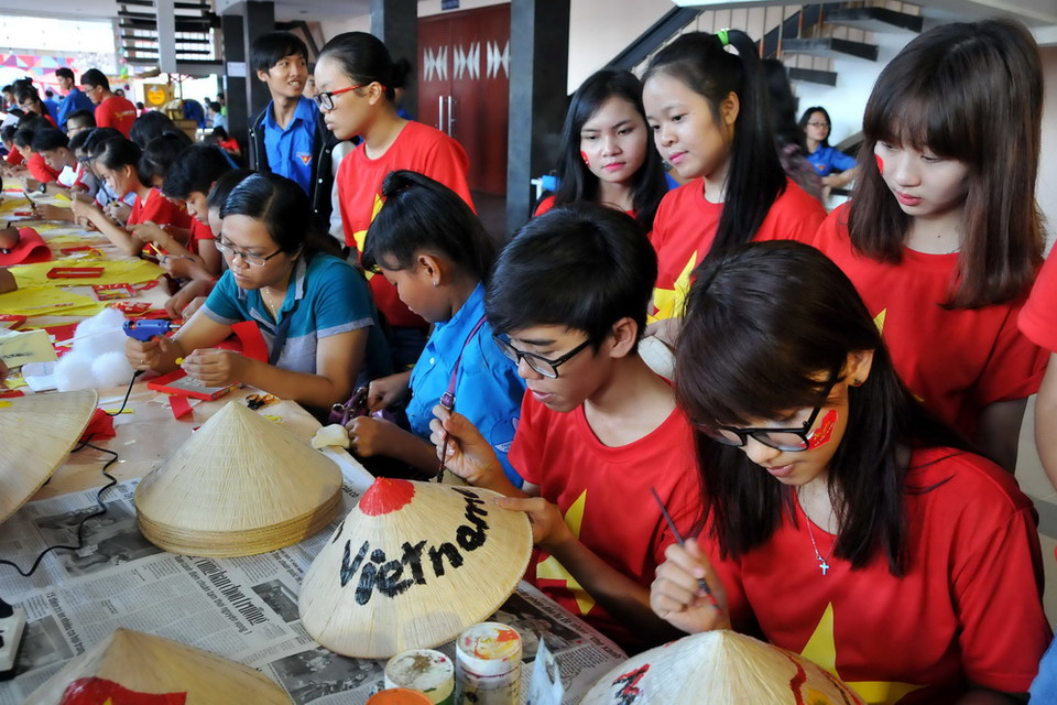 Một số hoạt động sôi nổi tại ngày hội. (Ảnh: An Hiếu/TTXVN)