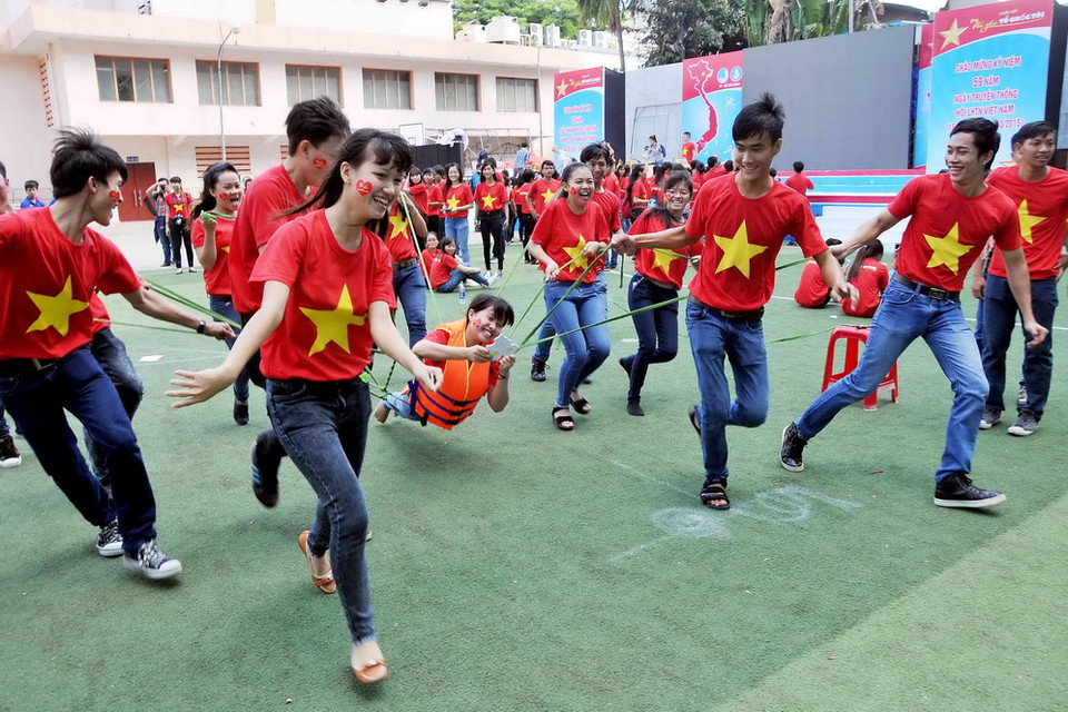 Một số hoạt động sôi nổi tại ngày hội. (Ảnh: An Hiếu/TTXVN)