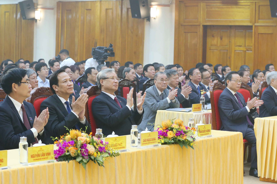 Đại biểu dự khai mạc Đại hội. (Ảnh: Phương Hoa/TTXVN)