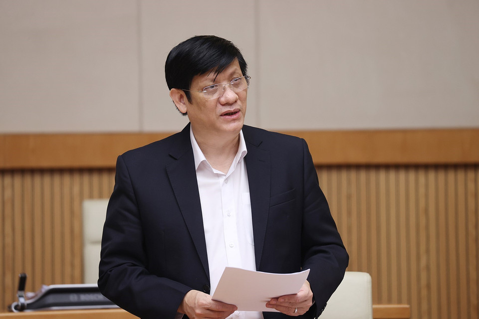  Bộ trưởng Bộ Y tế Nguyễn Thanh Long. (Ảnh: Dương Giang/TTXVN)