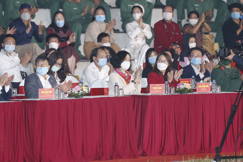 Đại biểu dự chương trình. (Ảnh: Doãn Tấn/TTXVN)