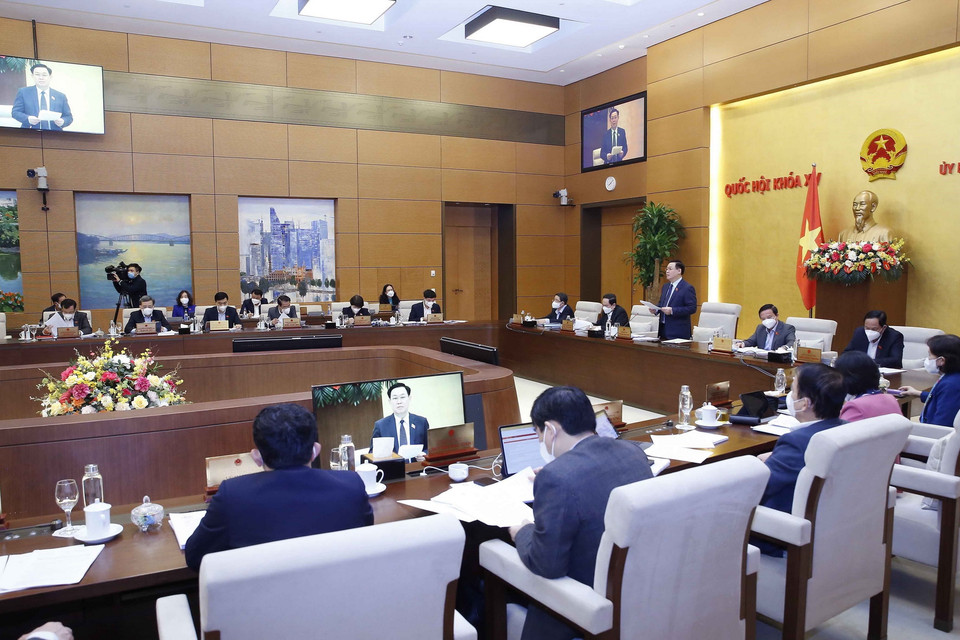 Quang cảnh phiên họp. (Ảnh: Doãn Tấn/TTXVN)