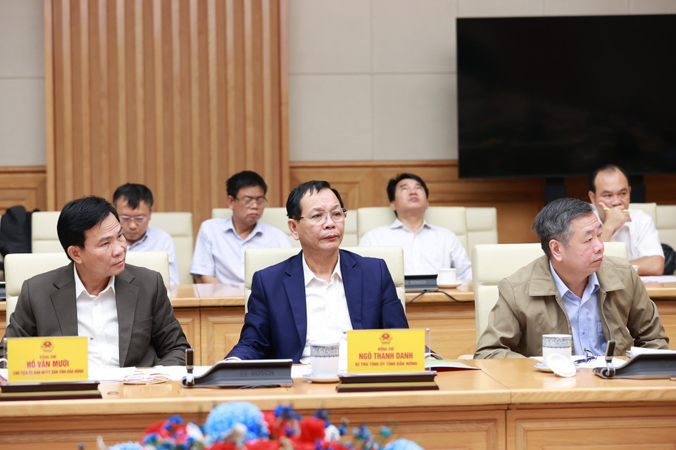 Đại diện các bộ, ngành, địa phương tham dự cuộc họp. (Ảnh: Dương Giang/TTXVN)