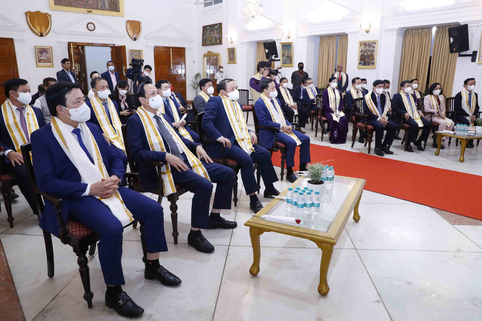 Đại biểu dự cuộc gặp. (Ảnh: Doãn Tấn/TTXVN)