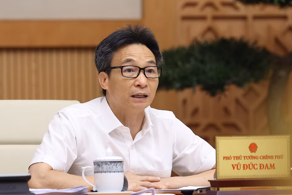Phó Thủ tướng Vũ Đức Đam phát biểu. (Ảnh: Dương Giang/TTXVN)