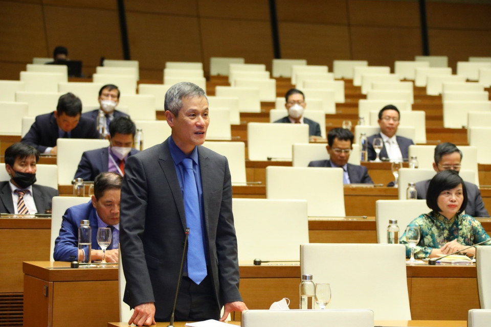 Đại sứ Việt Nam tại Cộng hòa Liên bang Đức Nguyễn Minh Vũ phát biểu. (Ảnh: Văn Điệp/TTXVN)