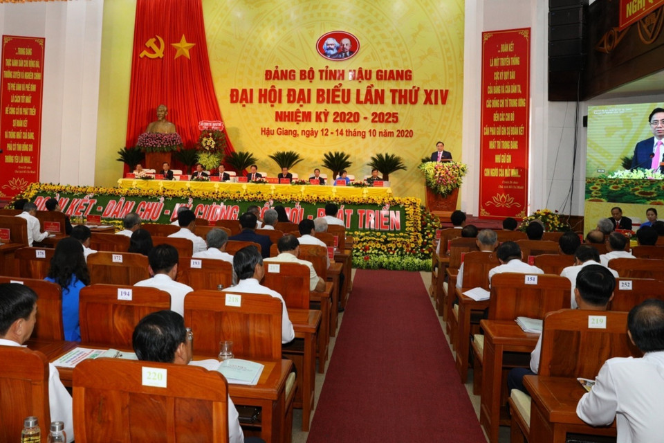 Ông Phạm Minh Chính, Ủy viên Bộ Chính trị, Bí thư Trung ương Đảng, Trưởng Ban Tổ chức Trung ương phát biểu. (Ảnh: Duy Khương/TTXVN)