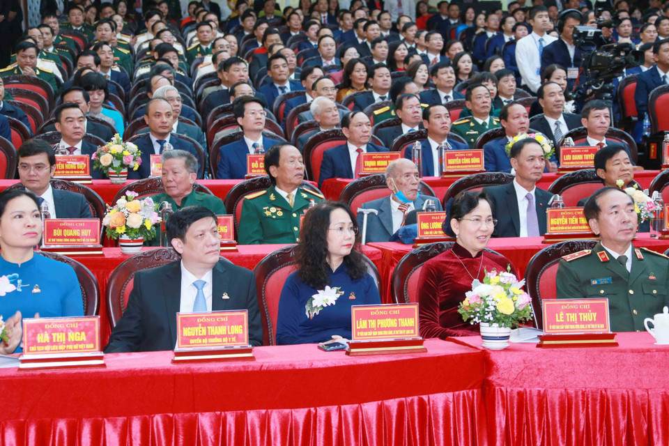 Đại biểu dự khai mạc Đại hội. (Ảnh: Phương Hoa/TTXVN)